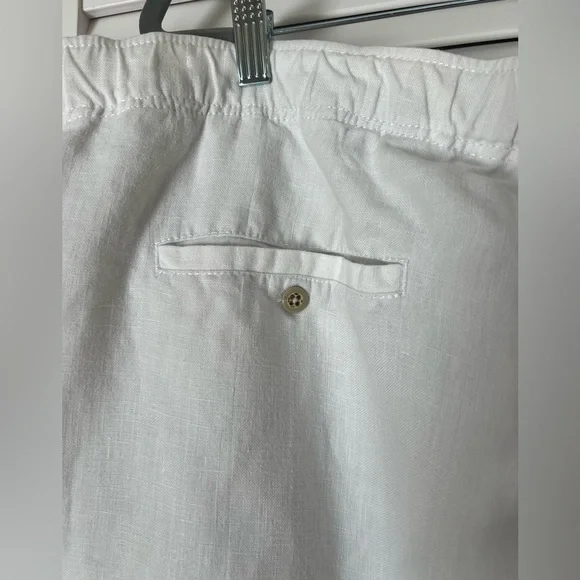 Tommy Bahama Men’s White EUC Relax Linen Pants Waist Drawstring Size: XXL - Picture 6 of 14